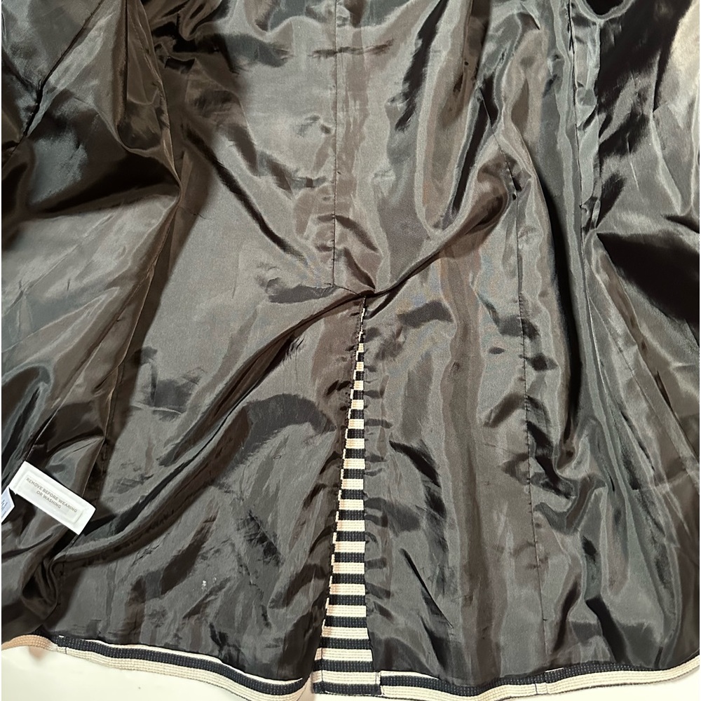 LOFT Striped Trench Coat - Picture 10 of 14